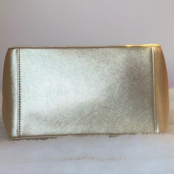 Tory Burch Robinson Soft Gold Satchel - Picture 4 of 7